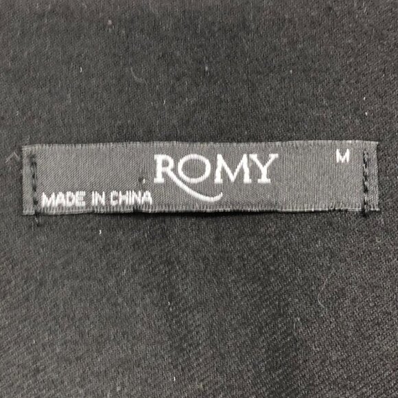 Romy Black Structured knee length Pencil skirt pleated Medium (8-12) - Picture 4 of 14